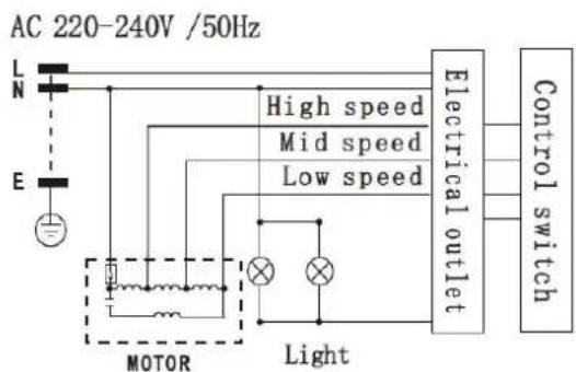 Orbegozo DS 76190 N - DIAGRAM A ELÉCTRICO - 1
