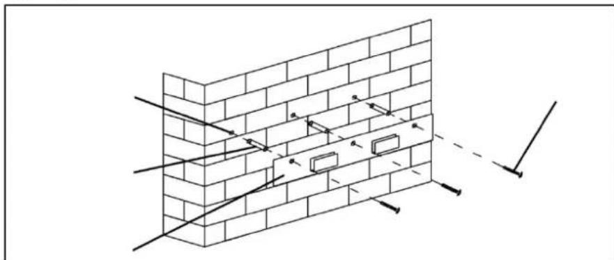 Orbegozo DS 75160 BL - Installation (sortie vers l'extérieur) - 1