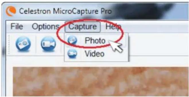 CELESTRON Digital Microscope Pro - A.CAPTURAR FOTO/VIDEO - 1