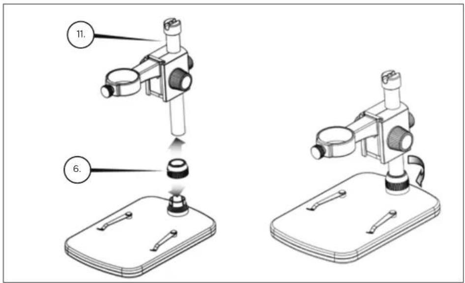 CELESTRON Digital Microscope Pro - ASSEMBLE THE MICROSCOPE STAND - 1