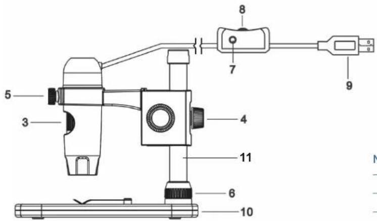 CELESTRON Digital Microscope Pro - CONTENUTO DELLA CONFEZIONE - 7
