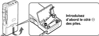 SONY M545V - Sélection de la source d'alimentation - 1