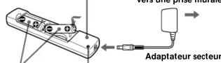 SONY M545V - Fonctionnement sur piles rechargeables (M-645V uniquement) - 1