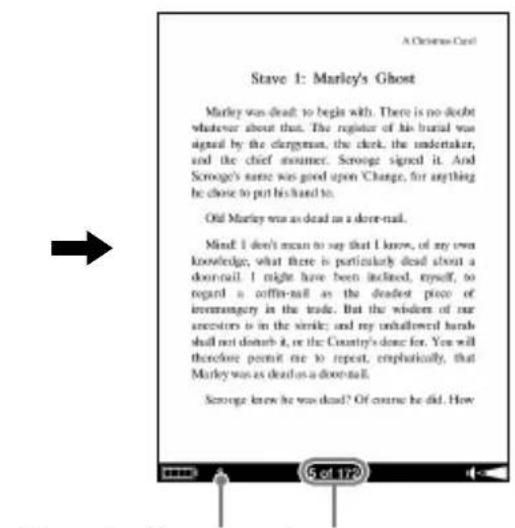 SONY Reader PRS700 - Tap the desired book on the Book list. - 2