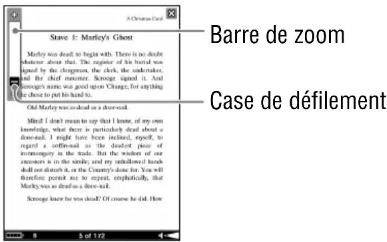 SONY Reader PRS700 - Tapez sur «Zoom In » - 1