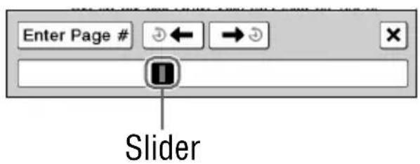 SONY Reader PRS700 - Using the Page jump bar - 2