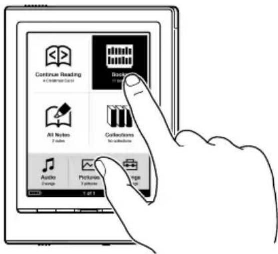SONY Reader PRS700 - Tapping - 1