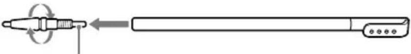 SONY Reader PRS700 - Retrait de la pointe du stylet fourni - 1
