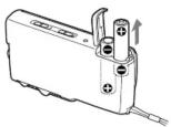 SONY M670V - Pour retirer les piles - 1