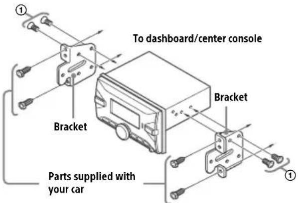 SONY DSXGS900 - Mounting the unit in a Japanese car - 1