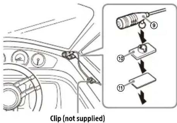 SONY DSXM80 - Installing the microphone - 1