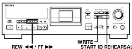 SONY DTCA6 - Inscription de codes ID de départ pendant la lecture - 1