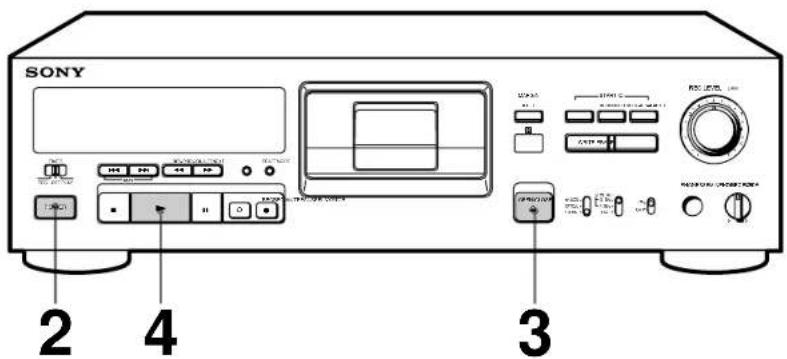 SONY DTCA6 - Playing a DAT - 1