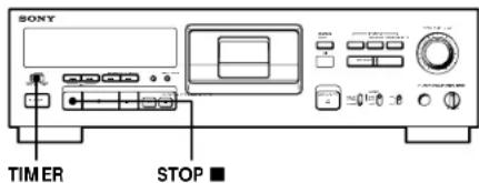 SONY DTCA6 - Recording Using a Timer (Timer Recording) - 1