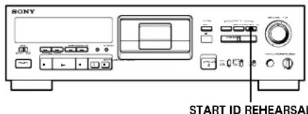 SONY DTCA6 - Changement de la position d'un code ID de départ préenregistré - 1