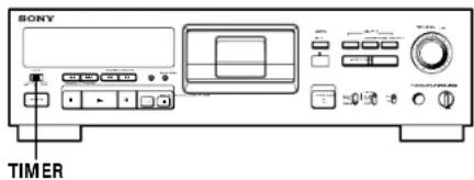 SONY DTCA6 - Lecture avec une minuterie (lecture programmée) - 1