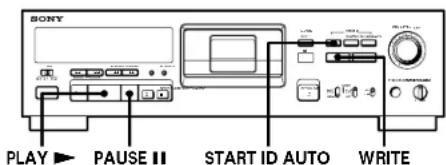SONY DTCA6 - Inscription de codes ID de départ pendant l'enregistrement - 1