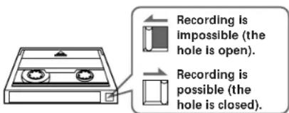 SONY DTCA6 - To prevent accidental erasure - 1
