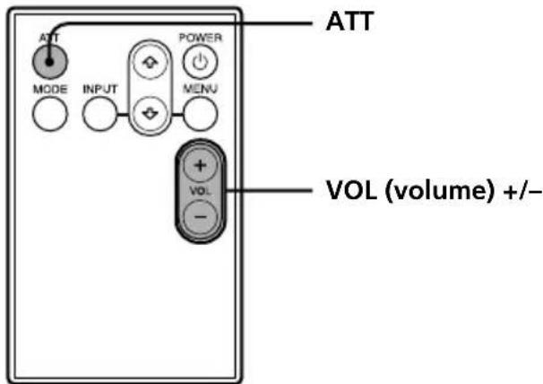 SONY XVMR75 - Réglage du volume - 1