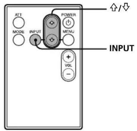 SONY XVMR75 - Auswahlen der Eingangssquelle - 2
