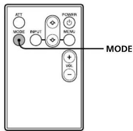 SONY XVMR75 - Impostazione del modo a schermo - 2