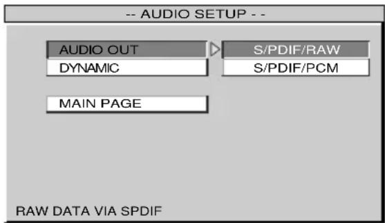 SONY MV900SDS - Selecting the audio output mode — AUDIO OUT - 1