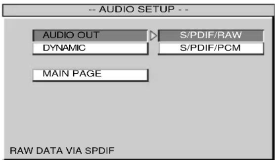 SONY MV900SDS - Sélection du mode de sortie audio — AUDIO OUT - 1