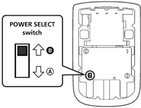 SONY MV900SDS - When the POWER SELECT switch is set to Ⓑ - 1