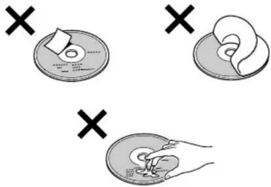SONY MV900SDS - Notes on discs - 2