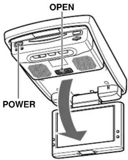 SONY MV900SDS - Opening the display monitor - 1