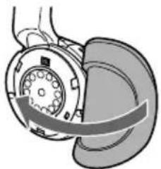 SONY MV900SDS - Place the new ear pad around the housing. - 1