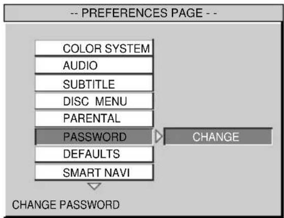 SONY MV101 - Ändern des Kennworts — PASSWORD - 1
