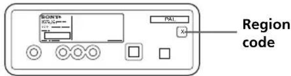 SONY MV101 - Region code of DVDs this player can play - 1