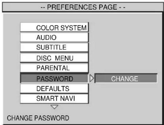 SONY MV101 - Modification de votre mot de passage — PASSWORD - 1