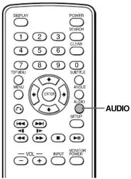 SONY MV101 - De audiotaal wijzigen - 2
