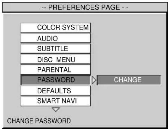 SONY MV101 - Modifica della password — PASSWORD - 1