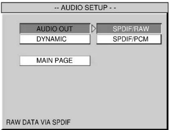 SONY MV101 - Selezione del modo di uscita audio — AUDIO OUT - 1