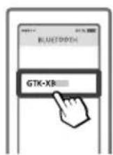 SONY GTKXB90 - Na wyświetlaczu urządzenia BLUETOOTH wybierz „GTK-XB60” lub „GTK-XB90”. - 1
