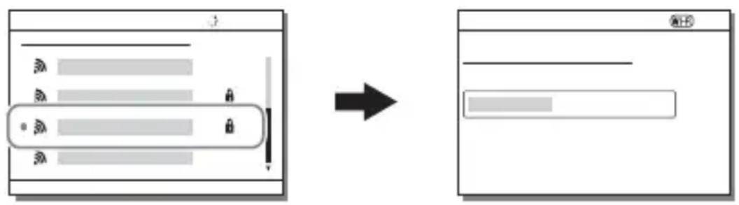 SONY Alpha ILCA77M2Q - Een verbinding tot stand brengen:tussen de camera en een draadloos accesspoint - 1