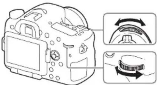 SONY Alpha ILCA77M2Q - How to use the front dial/rear dial - 1