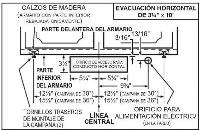 BROAN ALT330SS - Instalacion normal (sin soportes EZ1) - 2