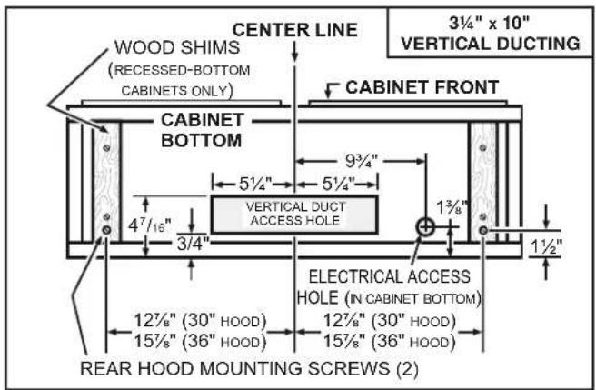 BROAN ALT330SS - Standard Installation (without EZ1 brackets) - 1