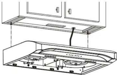 BROAN ALT330SS - Install the Hood (Standard Installation) - 1