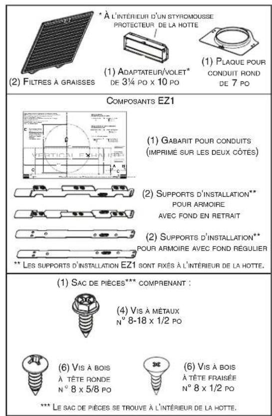BROAN ALT330SS - Contenu - 1