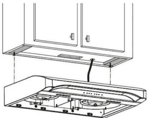 BROAN ALT330SS - Installation de la hotte (installation standard) - 1