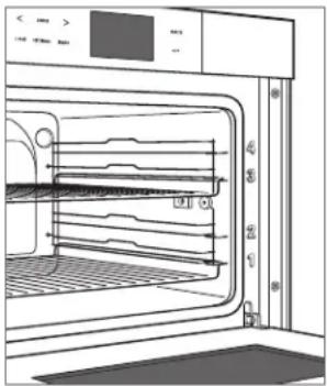 WOLF E Series CSO30TESTH - POSITION DES GRILLES DE FOUR - 1