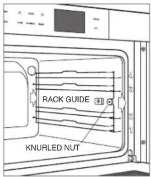 RACK GUIDE KNURLED NUT