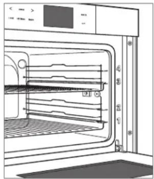 WOLF M Series CSO30CMS - POSITION DES GRILLES DE FOUR - 1