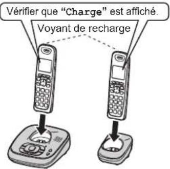 PANASONIC KXTG4032 - Charge des piles - 1