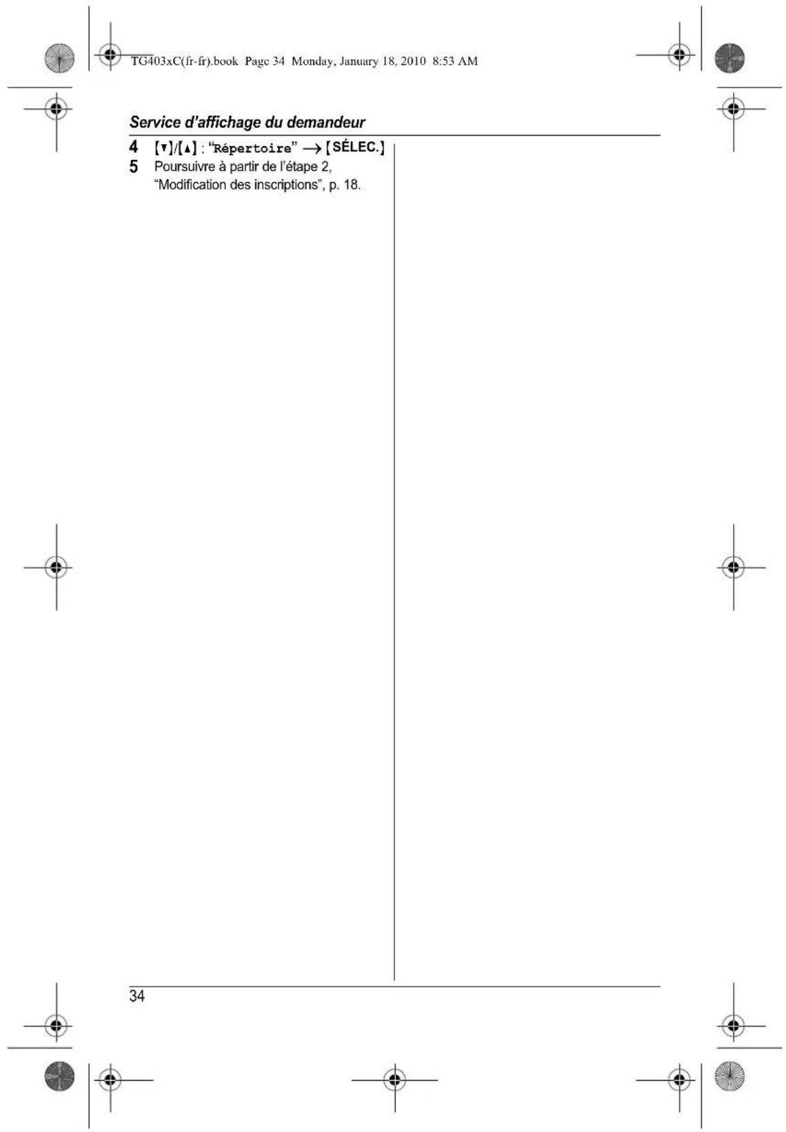 PANASONIC KXTG4032 - [SAUV] - 9